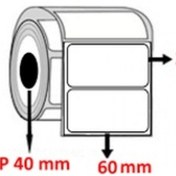 Resim 25x60 Eko Barkod Etiket 1 Rulo 500 Sarım 