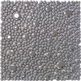 Resim MozaiKristaL Mutfak Alnı, Banyo, Havuz ve Yaşam Alanlarının Tüm Yüzeyleri İçin, Estetik, Şık ve Dayanıklı, Yuvarlak Mix Cam Mozaik. Taş Ölçüleri: Mix. File Ölçüsü: 31.5X31.5 Cm. Satış Adeti: 1 M2. 