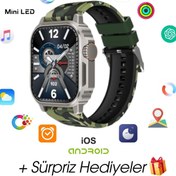 Resim WEARFİT TW11 Akıllı Kol Saati Smart Watch Model:inç 50mm MİNİLED Ekran (GRİ) 