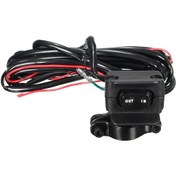Resim Geeksen Atv/utv Kırıcı Kablosuz Kumanda, Elektrikli Winç Anahtar Kontrol Kablosu Röle Kolu, Off-road Araç Tamiri Ve Modifikasyonu İçin Kurtarma Aksesuarı 