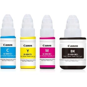 Resim Canon GI-490 Pixma G2415 4 Renk Mürekkep Seti GI-490 008 1- 