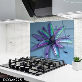 Resim Olinpa Cam Ocak Arkası Koruyucu | Çiçek 