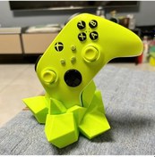Resim Gaojunshop01 Xbox Ps4 Ps5 Uyumlu Yeşil 3d Baskılı Kristal Oyun Kumandası Standı 