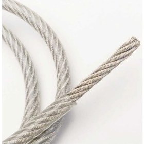 Resim Izoleli Çelik Halat 2 mm 10 Metre 