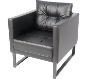 Resim Tipo Siyah Tekli Oturma Takımı 