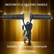 Resim Motosiklet Isıtmalı Gidon Tutacakları, Ayarlanabilir Sıcaklık, Soğuk Hava Koşulları İçin 12V Evrensel Voltaj Elektrikli El Kılıfları, Şehre Dış Mekanda Sürmeler İçin, Motosiklet gidonları,Motosiklet Gidon Tutacakları,Motosiklet Gidonu 