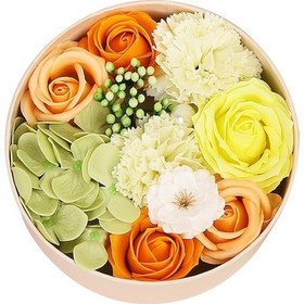 Resim Tebrik Kartı İle Sabun Gül Çiçek Kutusu Yapay Sahte Gül Çiçeği Sonsuza Dek Kokulu Anneler Günü Sevgililer Günü Düğün Festivali Yıldönümü İçin 