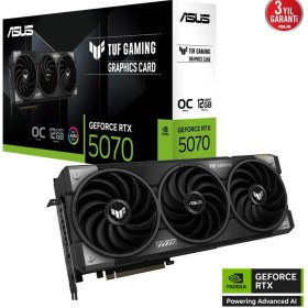 Resim Pazarcan TUF-RTX5070-O12G-GAMING, 12GB, 192BIT, Gddr7, 2xhdmi, 3xdp Ekran Kartı 