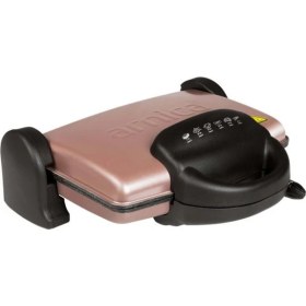 Resim Pembe Izgaralı Tost Makinesi 4000 GH26112 Ayvalık Çift Taraflı Isıtıcı 