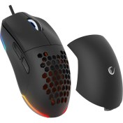 Resim Rampage BLINK Siyah 7 Makro Tuşlu RGB 12800 DPI Gaming Oyuncu Mouse 