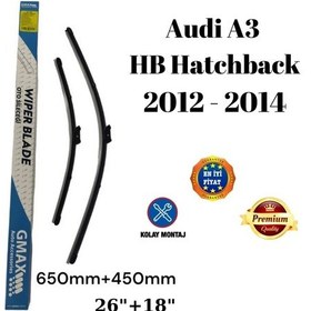 Resim Audi A3 Hb Hatchback 2012 2013 2014 Uyumlu 26"+18" İnç Araca Özel Ön Cam Silecek Süpürgesi Takımı 650+450mm 