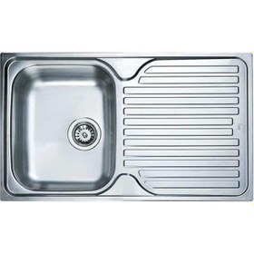 Resim Teka Princess 50 Sağ Damlalıklı Paslanmaz Çelik Tezgah Üstü Mutfa 