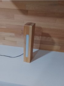 Resim 30 Luk Dikey Gece Lambası Açık Ahşap 