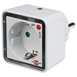 Resim Brennenstuhl NL 02 ED Priz Özellikli Karanlık Sensörlü 2 Led 1 Lümen Gece Lambası 