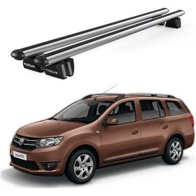 Resim Pençe Dacia Logan Ara Atkı 2013-2017 Uyumlu Gri Ara Atkı Port Bagaj Tavan Barı 