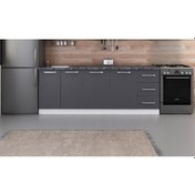 Resim Minar 220 Cm Mutfak Dolabı Beyaz Antrasit 220-A2-Alt Modül Beyaz 