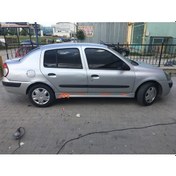 Resim Clio 2 Yan Marşpiyel Plastik Parlak Siyah 