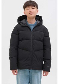 Resim Jjglobal Puffer Jacket Jn Siyah Erkek Çocuk Mont Siyah 