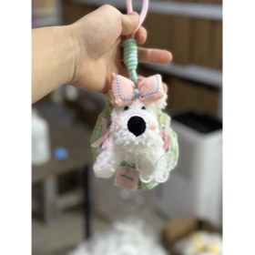 Resim OEMG 1 Adet Karikatür Çanta Çekicilik Anahtarlık Sevimli Iyi Şanslar Hediye Peluş Oyuncaklar Bebekler (Yurt Dışından) 