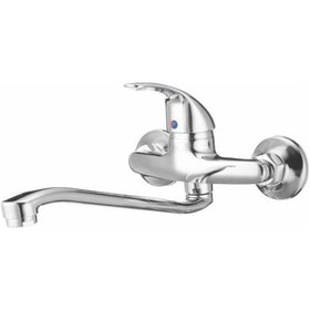 Resim Yayke Duvardan Aç Kapa Mutfak Bataryası Döner Boru Eviye Batarya Musluk 