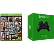 Resim Xbox One Gta 5 Grand Theft Auto V + Xbox One Oyun Kolu Gamepad 