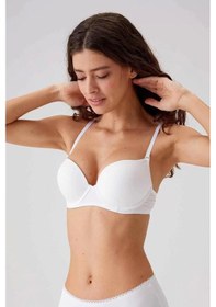 Resim Moon Wear Pierre Cardin Lyon Ekstra Destekli Micro Sütyen Beyaz 