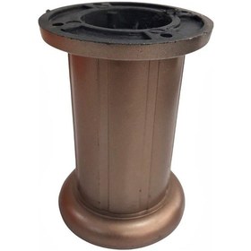 Resim Safir Plastik Ayak Mobilya Koltuk Ayağı Kahverengi 10 cm 