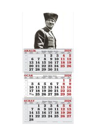 Resim 2026 Yılı Gemici Takvimi ---atatürk Kalpaklı Komutan 