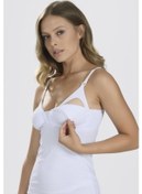 Resim Nbb Kadın Beyaz Emzirme Atleti 