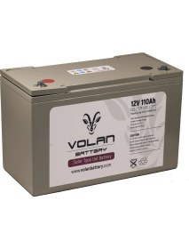 Resim Volan Battery 12 Volt 110 Ah (Amper) Jel Akü 