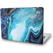Resim Kosona Macbook Uyumlu Pro 13 A1278 İçin Ultra İnce Korumalı Kılıf - Abs Materyal, Deniz Kanal Deseni, Easy Kullanim, Logo Görünümü Sağlar Diğer 