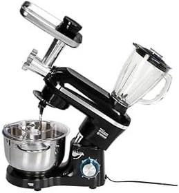 Resim ZLN1772 Pro Şef Çok Fonksiyonlu Stand Mikser (Kıyma Hamur Blender| 5.5L Paslanmaz Çelik Kase | 1.5L Cam Blender | 1400W 