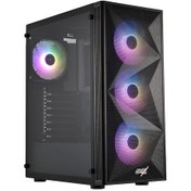 Resim Gamework Gamx Dynamic 4x12 Rgb 750w 80+ Bronz Temperli Cam Mesh Panel Kasa 