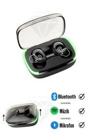 Resim Favors Y60 Earbuds Kablosuz Kulakiçi Bluetooth Kulaklık HD Ses Kalitesi BT 5.1 
