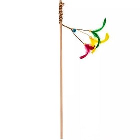 Resim Aquael Ecomfy Toy Gaia Rod Tüylü Kedi Oltası Oyuncağı 50 Cm 