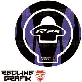 Resim Yamaha R25 Mavi Depo Kapak Pad 