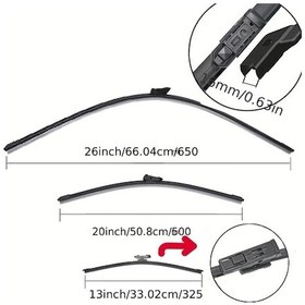 Resim Cordial Volkswagen T-roc 2023 İçin Kalitesinde Sessiz Silecekler 