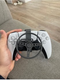 Resim SZD Design Mustang Style PS5 DualSense Uyumlu Mini Yarış Direksiyonu 