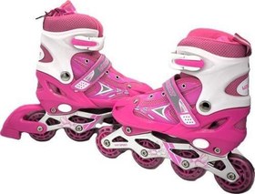 Resim Vardem Işıklı Ayarlanabilir (Alıştırma ve Sıralı) Paten M (34-37) (Pembe) 