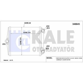 Resim KALORIFER RADYATORU S-CLASS W126 85>91 C126 85>91 