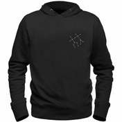 Resim Alfa Tshirt Gemini Tasarımlı Burç Çocuk Siyah Sweatshirt 