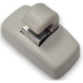 Resim VW Beetle 1999-2010 Güneşlik Tutucu Klipsi Kanca Gri 3B0857561B 