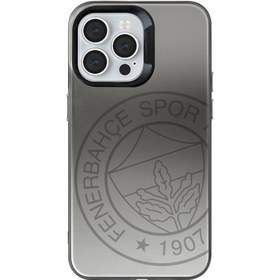 Resim Fenerbahçe Premium Monochrome Büyük Logo Telefon Kılıfı - iPhone 13 Pro 