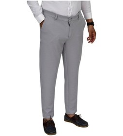 Resim Erkek Likralı Petek Dokuma Kumaş Pantolon Regular Fitt Bgl-st04491 Gri 