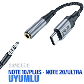 Resim Samsung Note 10-10 Plus Note 20-20 Ultra 3.5mm Çevirici Jack Aparat Kulaklık Dönüştürücü Type-C 