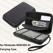 Resim EVA Çok Fonksiyonlu Oyun Saklama Çantası / Taşıma Kutusu YENİ 3DS XL, YENİ3DS LL, 3DS XL, 3DS LL için - Hafıza Kartı, Telefon ve Kontrol Cihazı Düzenleyici Şeffaf Katmanlar ve Bilek Askısı ile Oyun Ba 