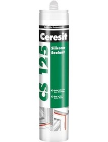 Resim Ceresit Cs225 Silikon 280 Gr Şeffaf Beyaz Beyaz 