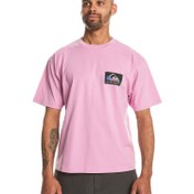 Resim Quiksilver Back Flash Erkek Pembe Tişört 