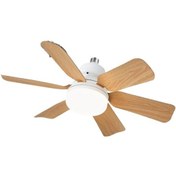 Resim Neevoyu 2-in-1 Fenerli Vantilatör, 3 Hızlı Fan, 10-100% Parlaklık Ve 3 Renk Tonu Ayarı, Kumandalı, 85-265v, 6 Blades Pil Yok 