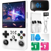 Resim Konsol Plus R36s Max Retro El Oyun Konsolu 4.0'' Ips Ekranlı 18.000 Oyunlu - Beyaz 